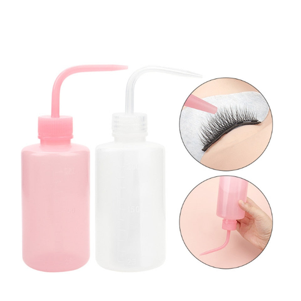 150/250/500ml Eyelash Extension Clean Bottle/Washing Lash Brush Applicator Remover Kit
